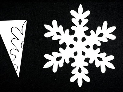 Schneeflocken aus Papier basteln #5 | Weihnachtsdeko selber machen - Basteln Weihnachten