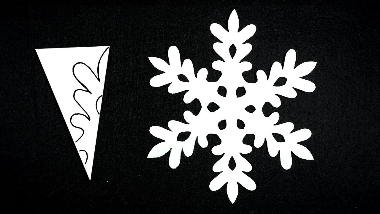 Schneeflocken aus Papier basteln #5 | Weihnachtsdeko selber machen - Basteln Weihnachten