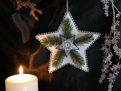 Stern basteln – DIY Weihnachtsdeko – Christmas decorations – Decoración navideña