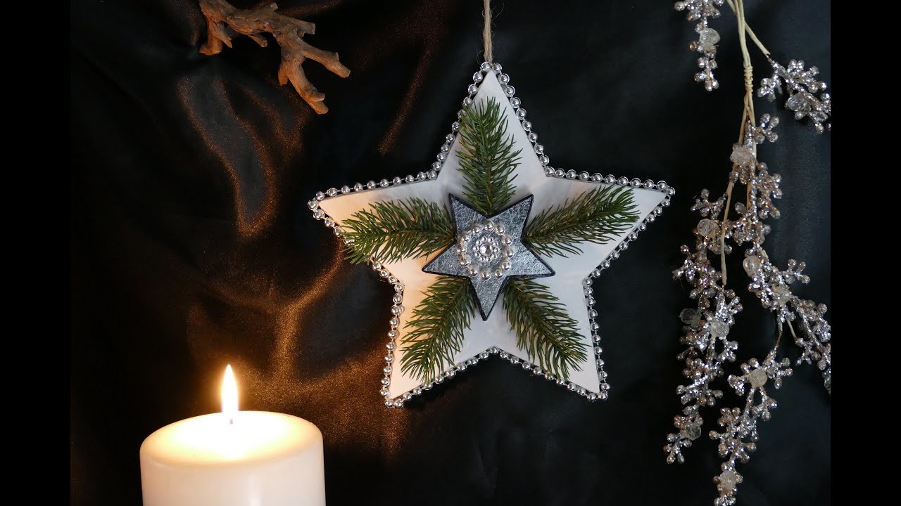 Stern basteln – DIY Weihnachtsdeko – Christmas decorations – Decoración navideña