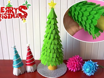 Tannenbaum basteln aus Papier | Weihnachtsdeko selber machen | Basteln für weihnachten