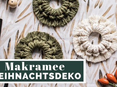 Weihnachtsdeko DIY mit Makramee | MAKRAMEE LERNEN | muckout.de