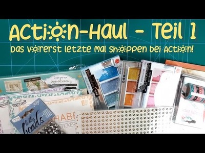 Action Haul | Teil 1 | Metallic-Watercolor | Weihnachtssachen | Mini-Gummistempel | Alphabet-Sticker