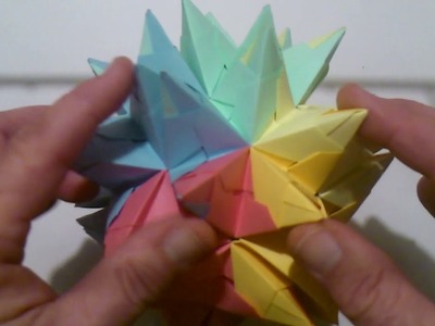 Bascetta Plus - Sterne kreativ –  15 a von 17:   Sternenkugeln aus 90, 210 und 270 Modulen – Origami