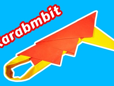 Basteln mit Papier: Wie man ein Kampfmesser mit Papier machen | Karambit. Bastelideen