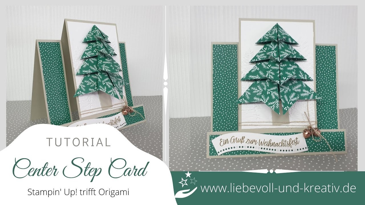 Center Step Card   Stampin'Up! trifft Origami