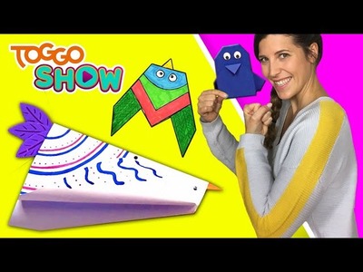 Die coolsten Papierflieger | SELBSTGEMACHT mit Lisa | TOGGO Show
