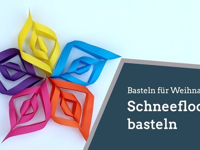 Eine 3D-Schneeflocke basteln