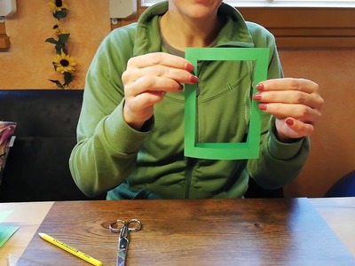 Fensterkerzenbild basteln