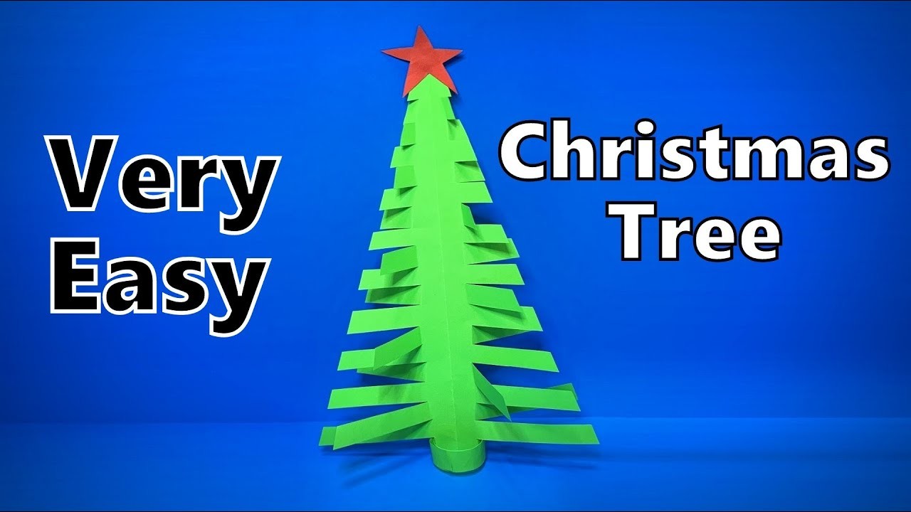 How to Make a Paper Christmas Tree DIY | Christmas Decorations Ideas | Easy Origami ART