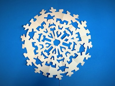 How to Make a Paper Snowflake Tutorial Easy | Christmas Decoration Ideas #2