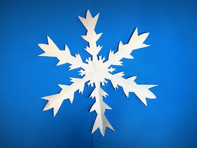 How to Make a Paper Snowflake Easy | Christmas Decoration Ideas #3