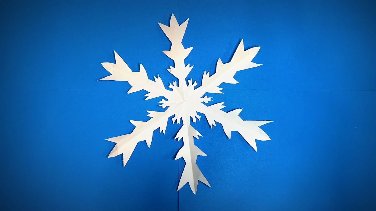 How to Make a Paper Snowflake Easy | Christmas Decoration Ideas #3