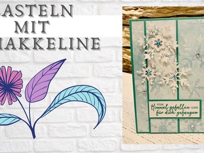 Pop up —Karte—Schneeflöckchen mit Produkten von Stampin’up