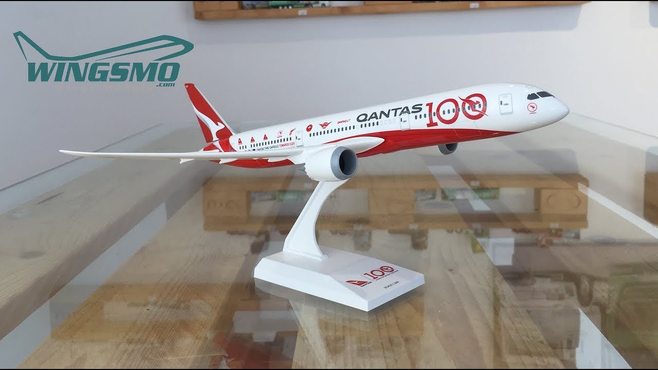 Skymarks Qantas 100th anniversary Boeing 787-90 SKR1044 Flugzeug Modell WINGSMO