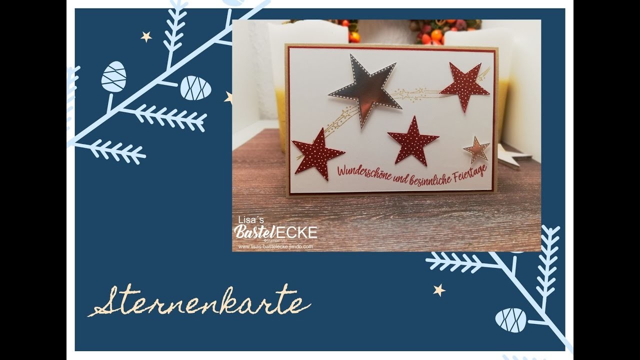 Sternenkarte.Weihnachten.Vorfreude.Stampin'Up!