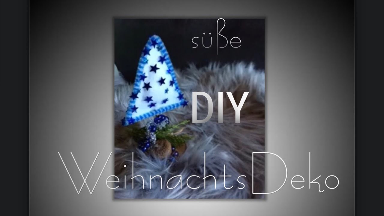 Weihnachtsdeko diy Tutorial. Bastelideen. Weihnachtsbaum ???? basteln. schöne Deko selber machen