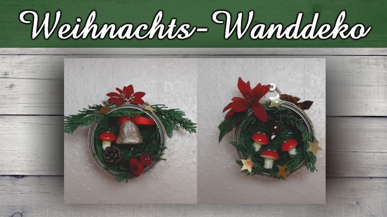 Weihnachtsdeko für die Wand oder den Tisch | ????️ Weihnachtsbasteln ???? Weihnachtsdeko | DIY