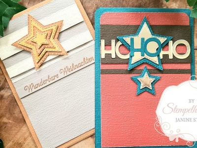 Weihnachtskarte selber basteln 5 (2020) | Stempelharmonie