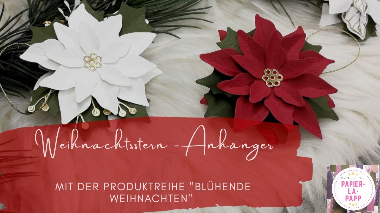 Weihnachtsstern Anhänger | Blühende Weihnachten | Stampin' Up!