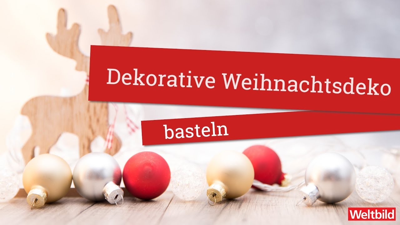 Weltbild-Weihnachtsmarkt: Weihnachtsdekoration basteln mit der Gärtnerei Pötschke