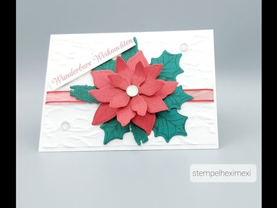 12 Karten Weihnachten Karte Nr.7 Blühende Weihnachten Stampin'Up!