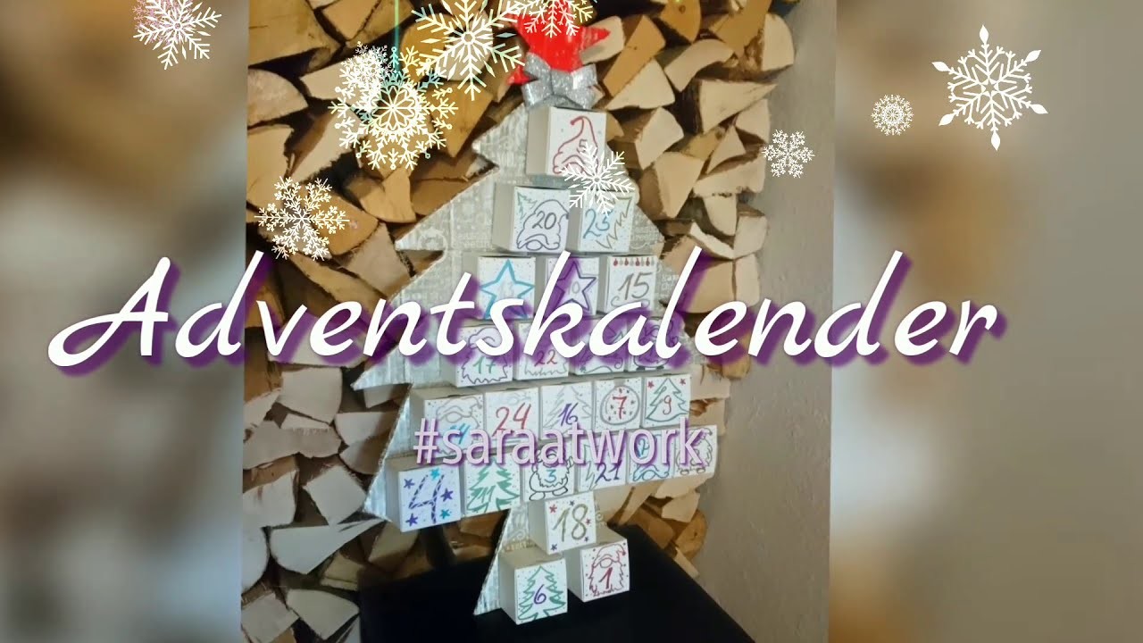 Adventskalender DIY Beschäftigung in der Schwangerschaft #saraatwork #schwanger2020