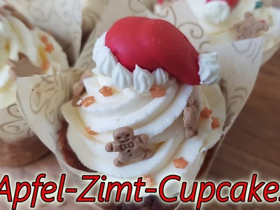 Apfel-Zimt-Cupcakes | Martinas Adventskalender Türchen 3 | Rezept mit Videoanleitung