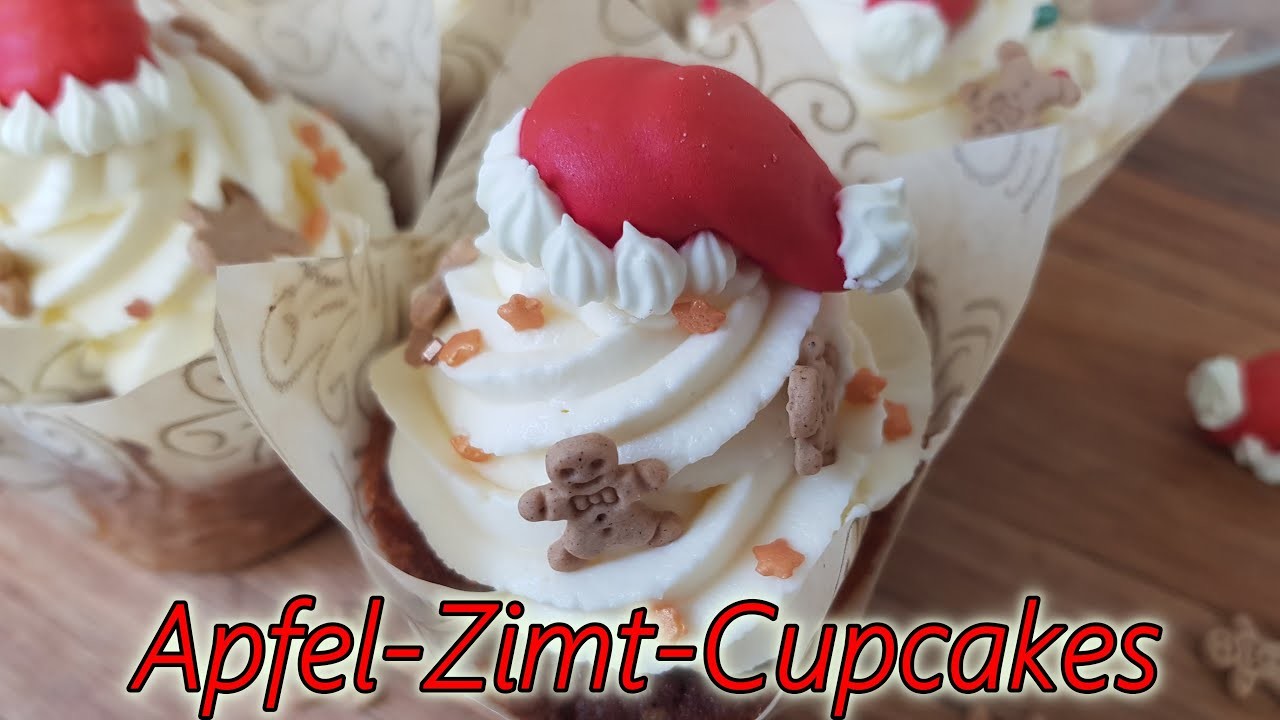 Apfel-Zimt-Cupcakes | Martinas Adventskalender Türchen 3 | Rezept mit Videoanleitung