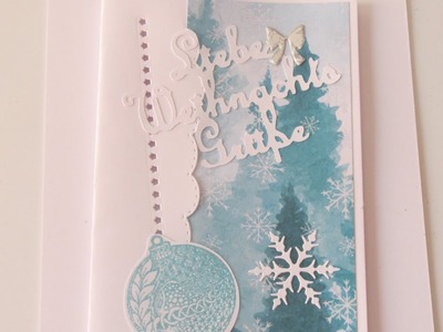 Basteln mit Christine - Weihnachtskarten