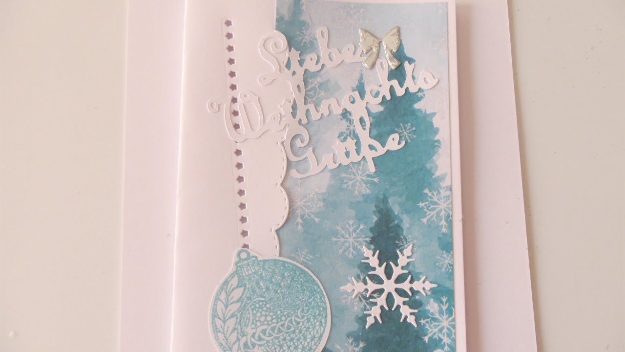 Basteln mit Christine - Weihnachtskarten