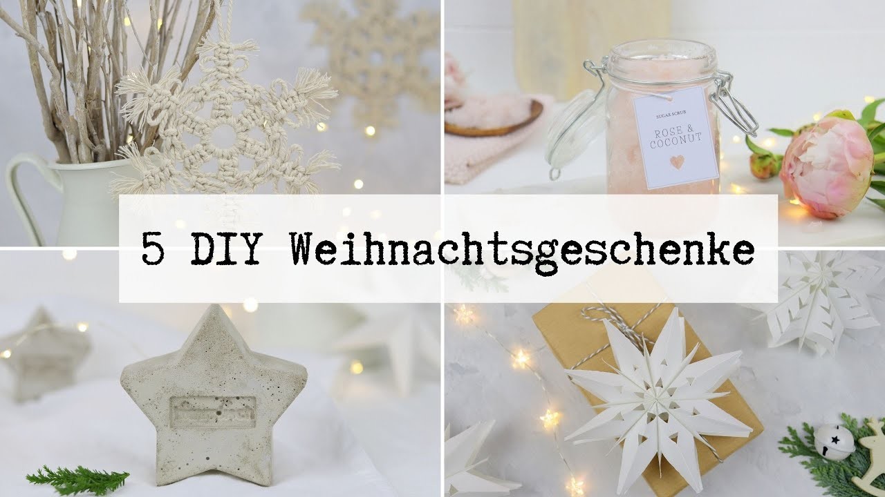 DIY - 5 selbstgemachte Geschenkideen zu Weihnachten. Weihnachtsgeschenke