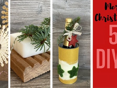 DIY - 5 Weihnachtsgeschenke - selber machen - Weihnachtsideen - Gold - Kutschoblon
