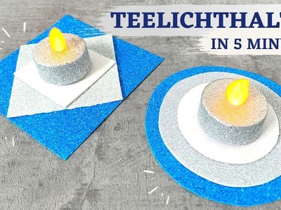 ✨ DIY – Teelichthalter basteln | Bastelideen mit MOOSGUMMI
