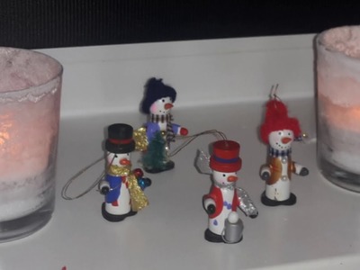 DIY #Windlichter aus Salz Eis  ????#Weihnachtsdeko ????#Tischdeko #frozen Lights декop банки - Подсвечник