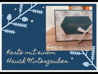 Karte mit einem Hauch Winterzauber.Weihnachten.Stampin'Up!