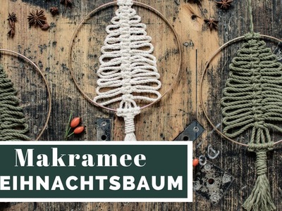 Makramee Weihnachtsbäume im Goldring | MAKRAMEE DIY | muckout.de