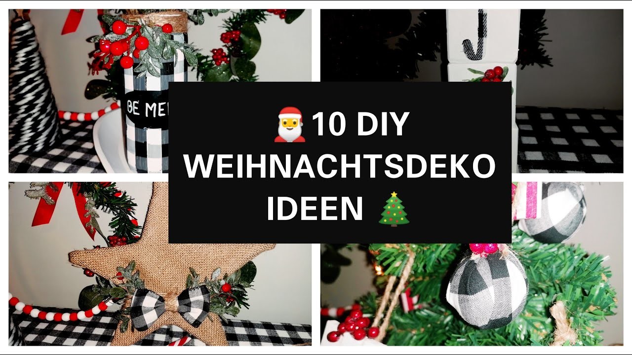 MEINE TOP 10 WEIHNACHTS DIYS | ACTION MATERIAL | WEIHNACHTSDEKO SELBER MACHEN | CHRISTMAS DIYS
