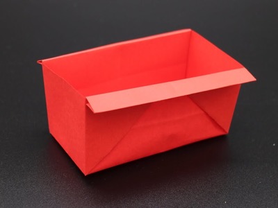 Origami Schachtel selber basteln mit Papier [W+]