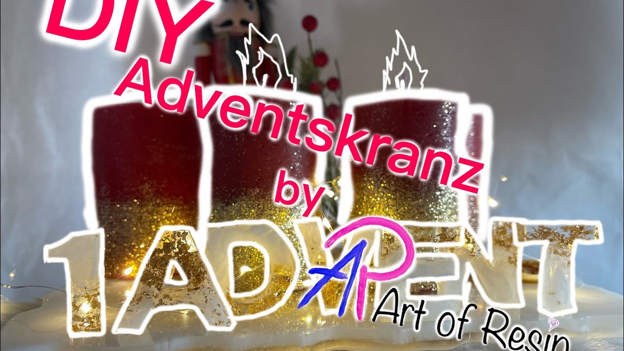 Resin Art | DIY Resin Adventskranz selber machen ????????