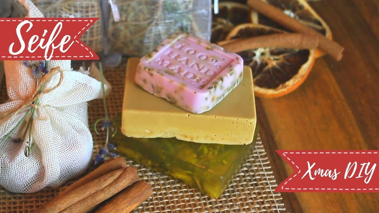Seife einfach selber machen - Lavendelseife, Rosmarinseife, Kaffeeseife - DIY Geschenke - vegan