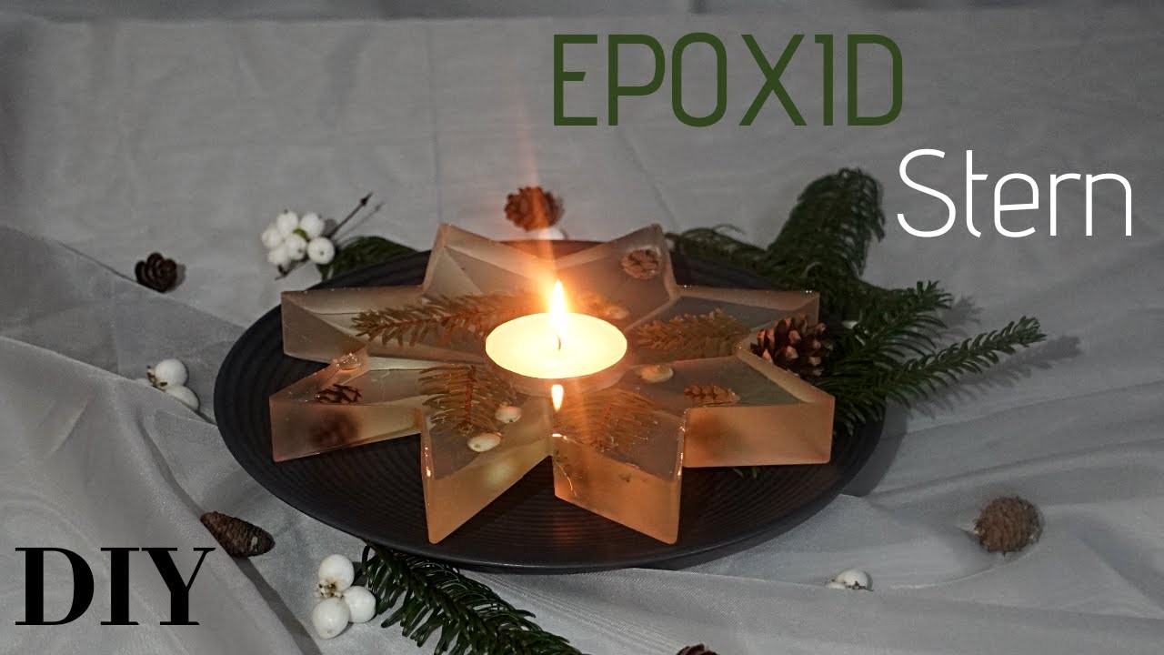 Stern selber machen. Deko aus Epoxidharz. DIY home dekor. Epoxy resin ideas. Christmas DIY