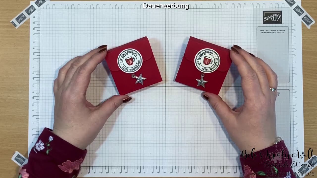 Teebeuteltasche - Weihnachten im Herzen - Eine Anleitung mit den Produkten von Stampin´Up!