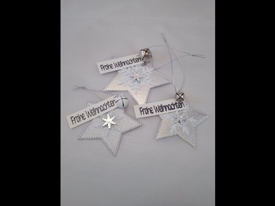 Tutorial - DIY kleine Weihnachtsanhänger
