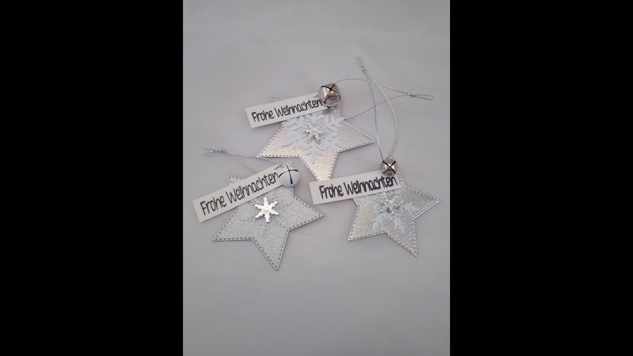 Tutorial - DIY kleine Weihnachtsanhänger