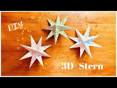 ☀️???? 3D- Stern basteln I Weihnachtsstern I DIY ☀️????