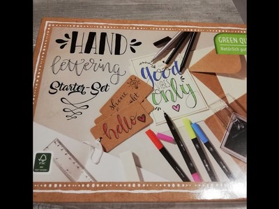 ABGEARBEITE(S)T: Ich teste das Handlettering Starter Set von Rossmann