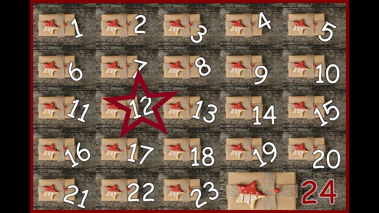 Das 12.Türchen: Weihnachtskarten basteln