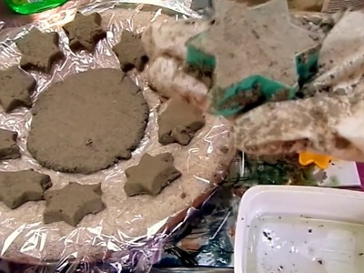 DIY: BETON DEKO STERNEN Schale SELBER MACHEN  :))