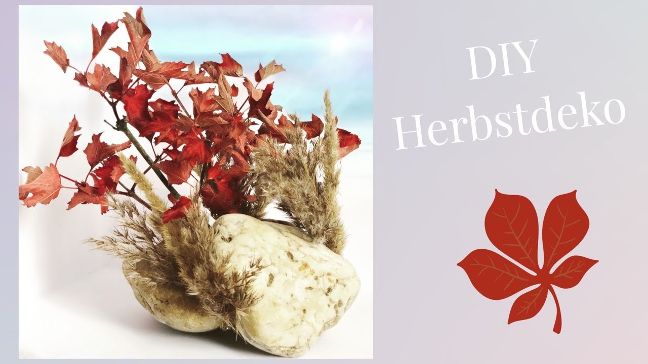 DIY Deko | Herbstdeko aus Steinen - #autumn #decoration. autumn #craft #Herbst